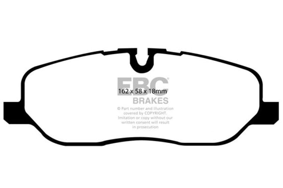 EBC Green Stuff Front Brake Pads for 05-10 Land Rover LR3 4.4L - DP61541 DP61541
