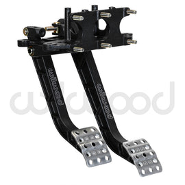 Wilwood Adjustable Dual Pedal - Brake / Clutch - Rev. Swing Mount -6.25:1 Brake 5.1:1 Clutch 340-13836