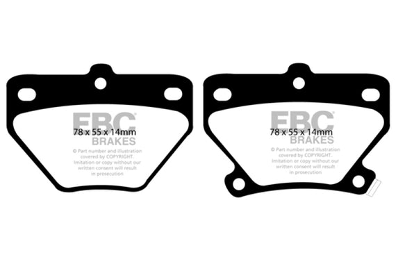 EBC 02-08 Pontiac Vibe 1.8 GT Ultimax2 Rear Brake Pads UD823
