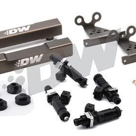 DeatschWerks Subaru side feed to top feed fuel rail conversion kit and 1200cc fuel injectors for V1-4 92-98 wrx/STI 2.0T