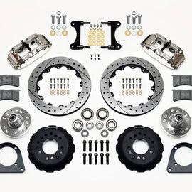 Wilwood Narrow Superlite 6R Front Hub Kit 12.88in Drill Pol TCI-IFS 71-78 (Pinto Based) 140-13224-DP