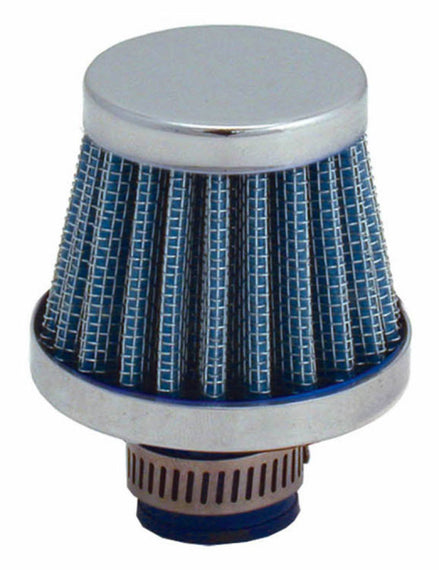 Spectre Breather Filter 10mm Flange / 2in. OD / 1-3/4in. Height - Blue 3996