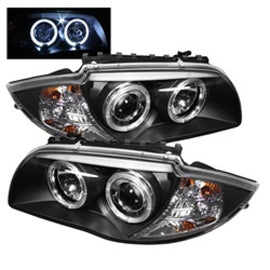 Spyder Auto Projector Halo Black Head Lights For 08-11 BMW E87 - 5008985 5008985