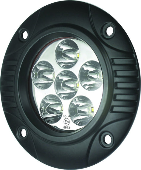 Hella Value Fit 90mm 6 LED Light - FLSH Off Road Spot Light 357201011