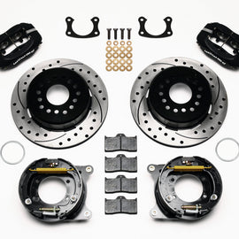 Wilwood Forged Dynalite P/S Park Brake Kit Drilled New Big Ford 2.50in Offset Front Caliper Mount 140-9791-D