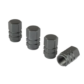 Xtune Tires Valve Stem Cap 4pcs Gun Metal ACC-VC01-GM 9933400