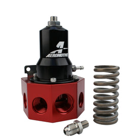 Aeromotive Regulator - 30-120 PSI - .500 Valve - 4x AN-08 and AN-10 inlets / AN-10 Bypass 13133