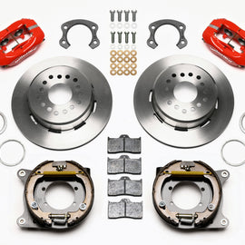 Wilwood Forged Dynalite P/S Park Brake Kit Red Ford 8.8 Special w/2.50in Offset-5 Lug 140-13719-R