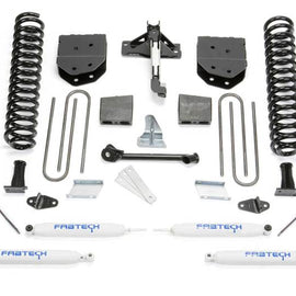 Fabtech 08-16 Ford F250 4WD w/o Factory Overload 8in Basic Sys w/Perf Shks K2121