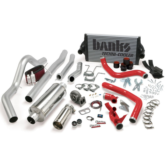 Banks Power 94-97 Ford 7.3L CCLB Man PowerPack System - SS Single Exhaust w/ Chrome Tip 46361