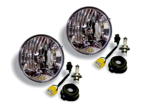 KC Hilites Headlight Lamp Driver & Passenger Side New LH RH for Jeep 42302 PAIR 42302