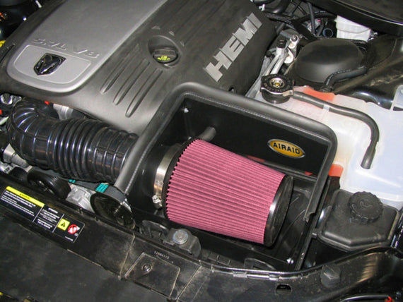 Airaid 05-08 Dodge Magnum/Chrysler 300C 5.7L Hemi CAD Intake System w/o Tube (Oiled / Red Media) 350-160