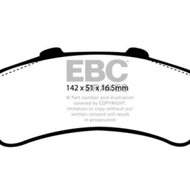 EBC 01-05 Cadillac Deville 4.6 HD Greenstuff Rear Brake Pads DP21630