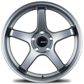 AVID1 AV-28 18x8.5 5x114.3 +35 cb73.1 Gun Metal Wheel/Rim AV2818855H35GM