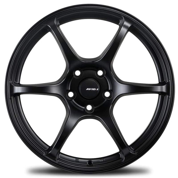 AVID1 AV-26 18x8.5 5x100 +35 cb73.1 Matte Black Wheel/Rim AV2618855C35BK