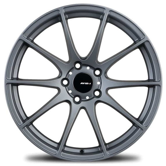 AVID1 AV-21 18x9.5 5x114.3 +38 cb73.1 Gun Metal Wheel/Rim AV2118955H38GM