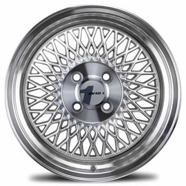 Avid1 AV-18 15x8 4x100 +25 cb73.1 SILVER/MACHINED LIP Wheel/Rim AV1815804C25SL