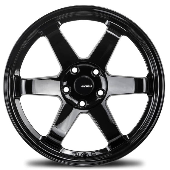 Avid1 AV-06 18x9.5 5x114.3 +38 cb73.1 Gloss Black Wheel/Rim AV0618955H38GBK