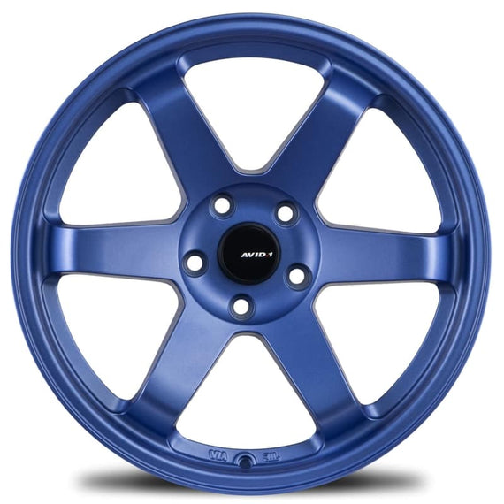 Avid1 AV-06 18x8.5 5x114.3 +35 cb73.1 Matte Blue Wheel/Rim AV0618855H35BL