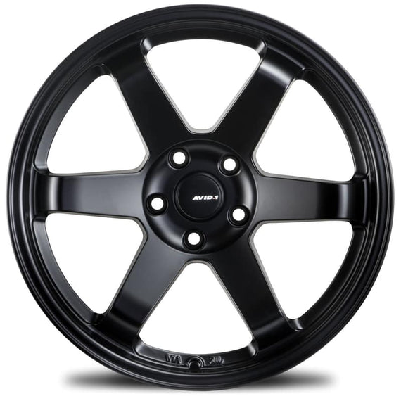 Avid1 AV-06 18x9.5 5x114.3 +18 cb73.1 Matte Black Wheel/Rim AV0618955H18BK