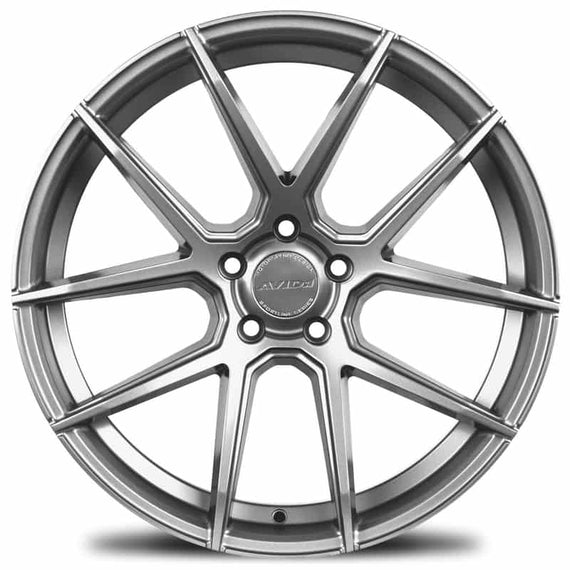 Avid1 SL-02 17x8.0 5x114.3 +35 cb73.1 HYPER BLACK Wheel/Rim SL0217805H35HB