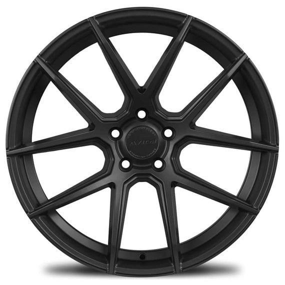 AVID1 SL-02 20x10 5x114.3 +38 cb73.1 MATTE BLACK Wheel/Rim SL0220105H38BK