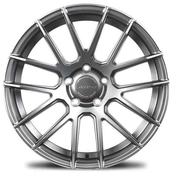 Avid1 SL-01 17x8.0 5x114.3 +35 cb73.1 HYPER BLACK Wheel/Rim SL0117805H35HB