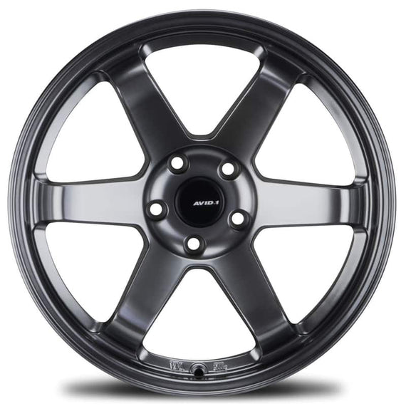 AVID1 AV-06 18x8.5 5x100 +35 cb73.1 Hyper Black Wheel/Rim AV0618855C35HB