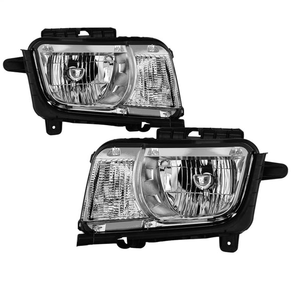 xTune 10-13 Chevrolet Camaro OEM Style Halogen Headlights - Chrome (HD-JH-CCAM10-OE-C) 9042478