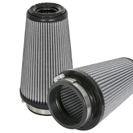 aFe Magnum FLOW Pro DRY S Replacement Air Filter (Pair) F-3.5in. / B-5in. / T-3.5in. (Inv) / H-8in. 21-91117-MA