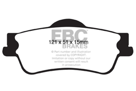 EBC 11+ Chevrolet Caprice 3.6 Ultimax2 Rear Brake Pads UD1352