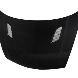 SEIBON - MG STYLE CARBON FIBER HOOD - 2006-2010 HONDA CIVIC 4DR & ACURA CSX