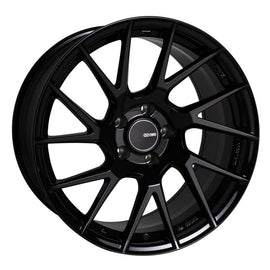 18x8 Enkei Rims TM7 5x114.3 +45 Black Rims Fits Eclipse Camry Civic Tc 507-880-6545BK