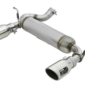 AFE Power 49-48061-P Rebel Series 2.5" SS Axle-Back Exhaust System Wrangler JK 49-48061-P