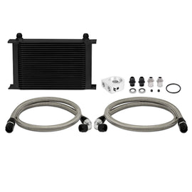 Mishimoto Universal 25 Row Oil Cooler Kit (Black Cooler) MMOC-UHBK
