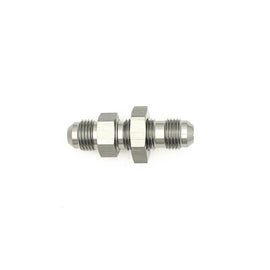 DeatschWerks 6AN Male Flare to 6AN Male Flare Bulkhead Adapter (incl Nut)