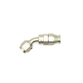 DeatschWerks 6AN Female Swivel 45-degree Hose End PTFE (incl 1 Olive Insert)