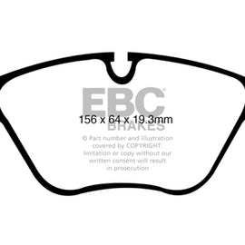 EBC DP31994C REDSTUFF CERAMIC PERFORMANCE BRAKE PADS - FRONT DP31994C
