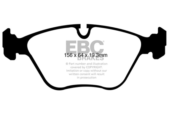 EBC DP41994R YELLOWSTUFF ULTIMATE RACE BRAKE PADS - FRONT DP41994R