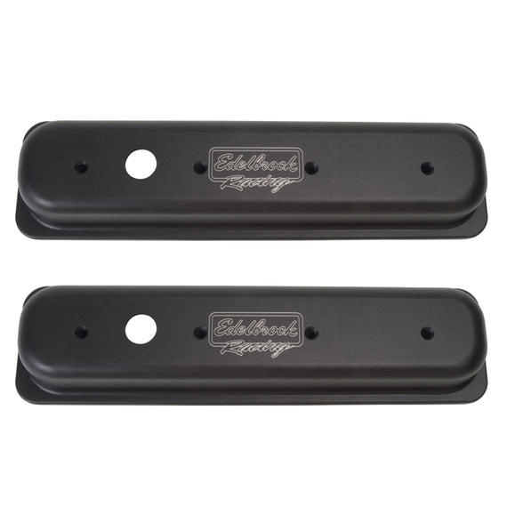 Edelbrock Valve Cover Victor Series Chevrolet 1987-1995 262-400 CI V8 Black 41723