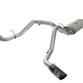 aFe MACH Force-Xp 3in CB SS Dual Exhaust w/Black Tips 09-16 GM Silverado/Sierra 4.3L/4.8L/5.3L 49-44071-B
