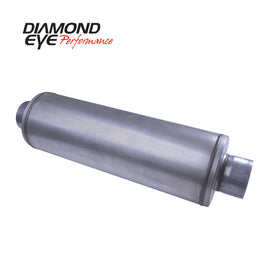 Diamond Eye Muffler 4inX30in LOUVERED AL 460005