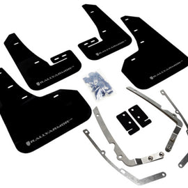 Rally Armor 15-21 MKVII VW Golf/GTI Black UR Mud Flap w/Silver Logo MF37-UR-BLK/SIL