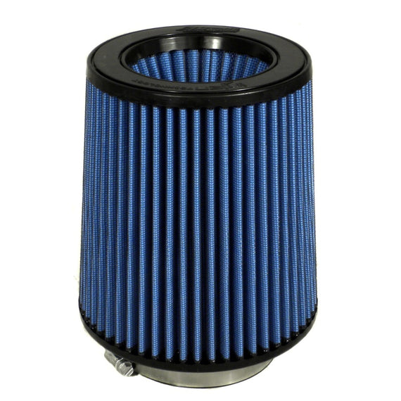 Injen Nanofiber Dry Air Filter - 4in Flange Dia / 6 1/2in Base / 7in Tall / 5 3/8in Top X-1026-BB