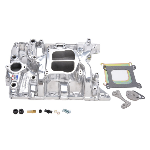 Edelbrock Performer Pontiac Polished Manifold 21561