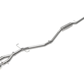 aFe Takeda 2.5in 304SS Cat-Back Exhaust System 17-20 for Honda Civic SI Coupe L4 49-36620-L
