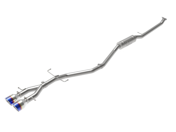 aFe Takeda 2.5in 304SS Cat-Back Exhaust System 17-20 for Honda Civic SI Coupe L4 49-36620-L