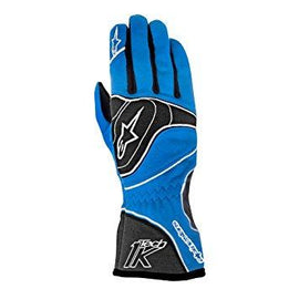 ALPINESTARS TECH I-K GLOVE ANTHRACITE BLUE WHITE SZ XXL.