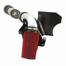 Spectre 99-03 Ford SD V10-6.8L F/I Air Intake Kit - Clear Anodized w/Red Filter 9921