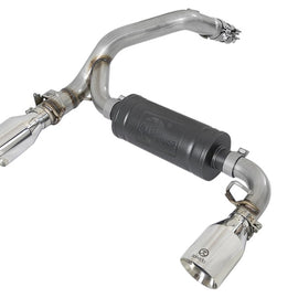 aFe Takeda 3in 304 SS Axle-Back Exhaust System w/ Polished Tip 16-18 Ford Focus RS 2.3L (t) 49-33104-P